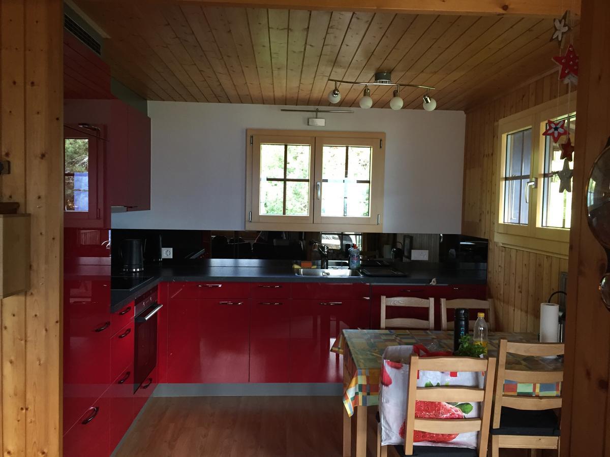 Ferienwohnung Im Chalet Firn - Og Burchen Ngoại thất bức ảnh