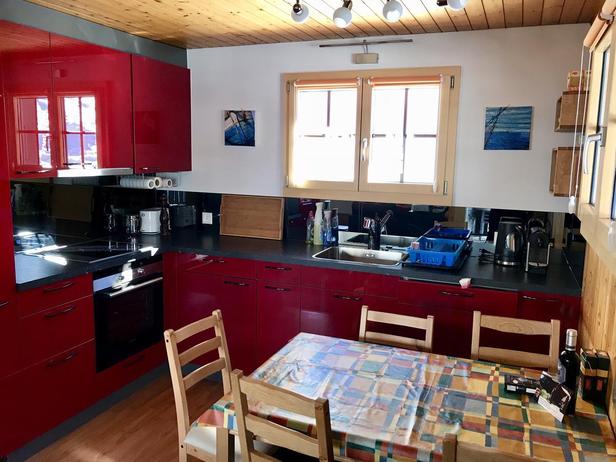 Ferienwohnung Im Chalet Firn - Og Burchen Ngoại thất bức ảnh